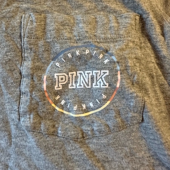 NWOT CROPPED VS PINK TEE - Picture 5 of 5